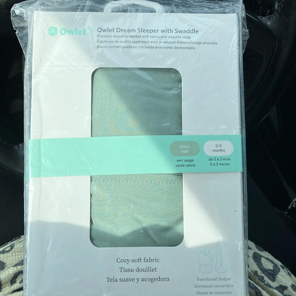 Dream Sleeper with Swaddle - Sage Green